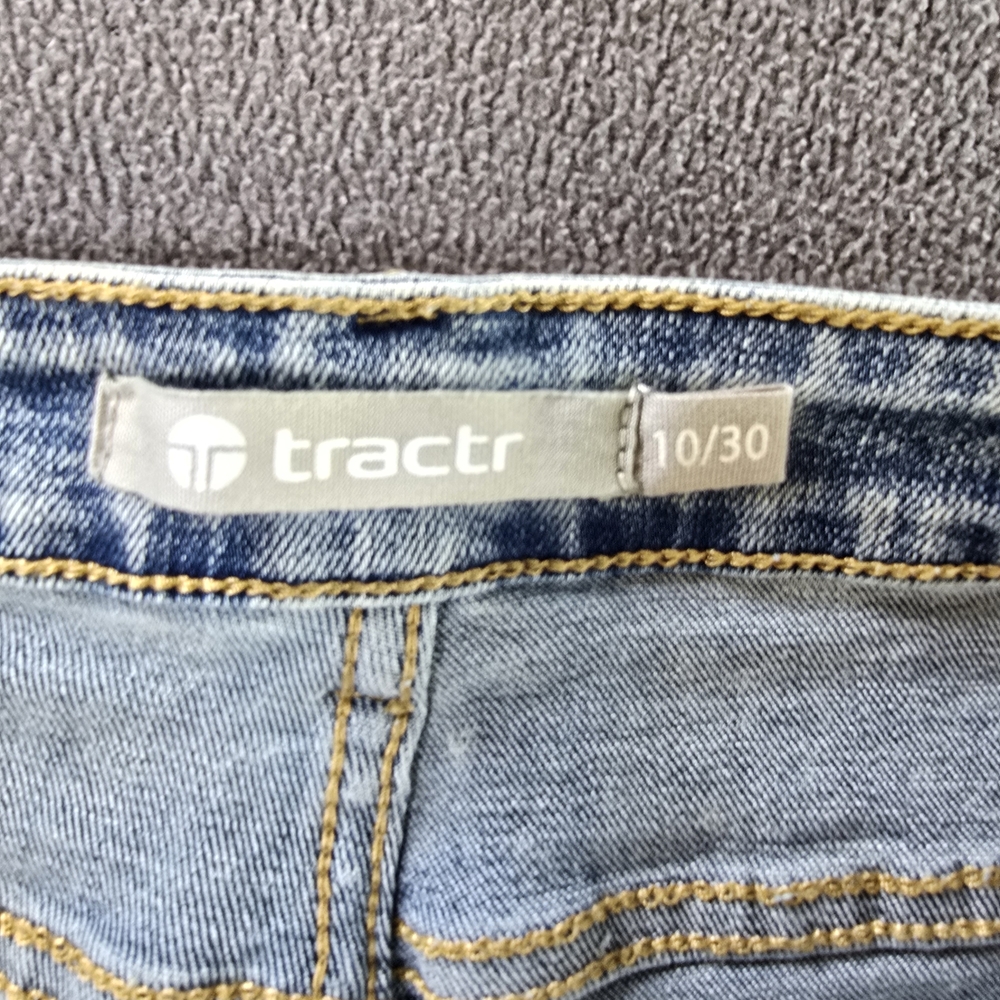 Tractr Faded Blue Ankle Jeans - Picture 9 of 14